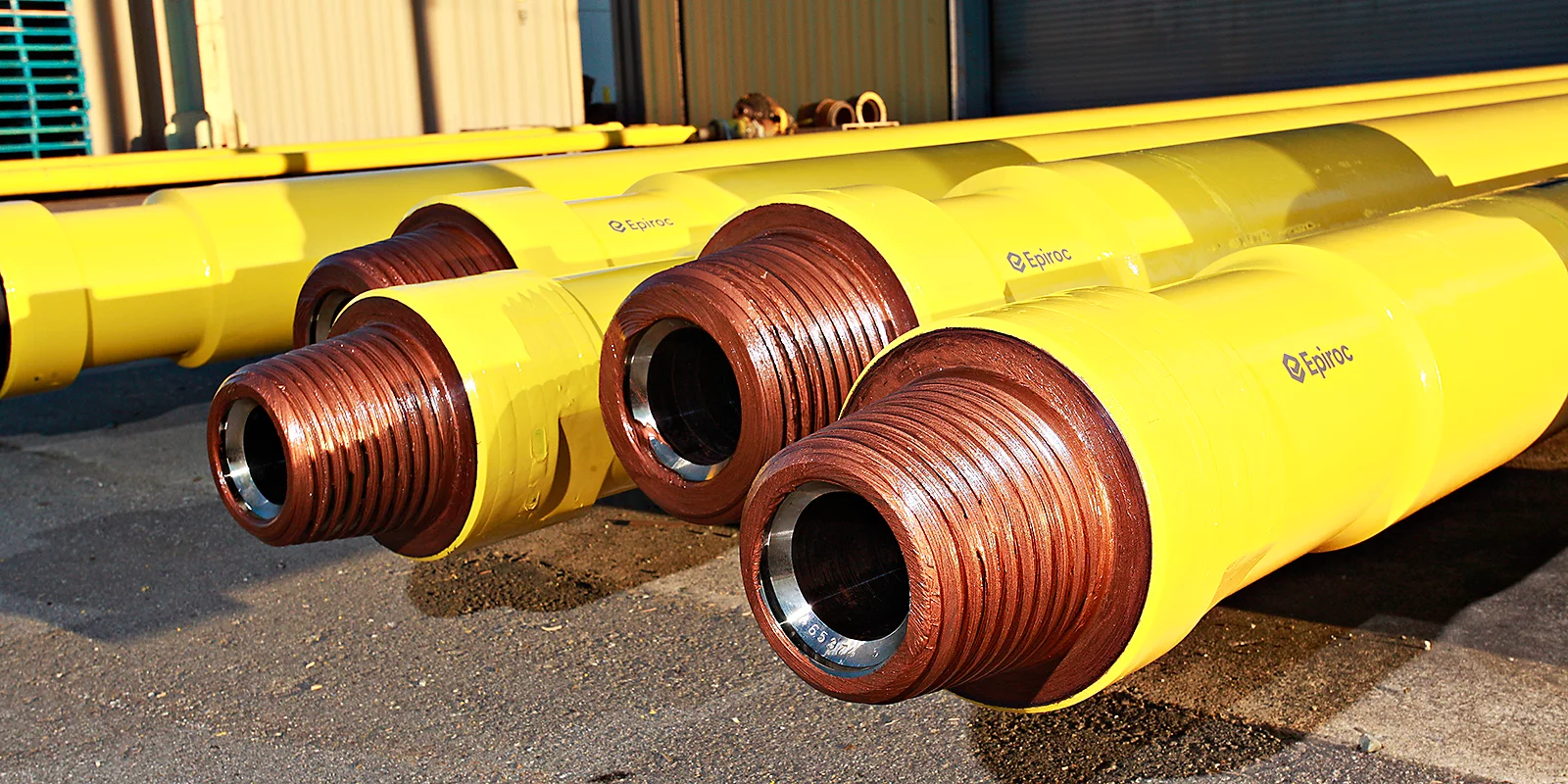 Epiroc rotary drill strings for Pit Viper 231